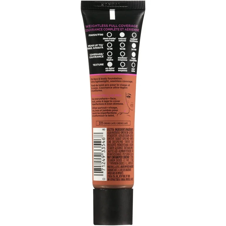 311 CREME CAFE- LOREAL INFALLIBLE TOTAL COVER 24H
