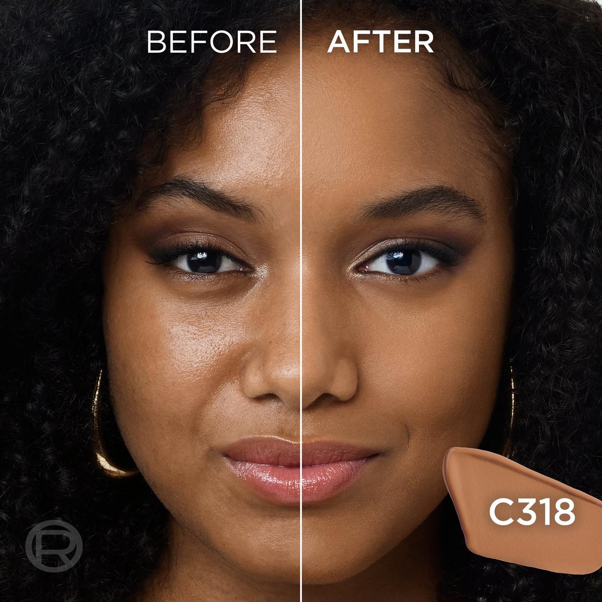 318 Tan Cool - Loreal Infallible Skin Ink Base de maquillaje y corrector 2 en 1