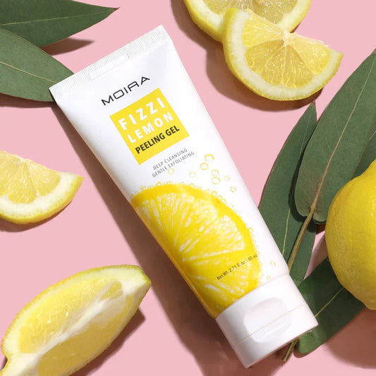 MOIRA Fizzi Lemon Peeling Gel Exfoliante Facial Enriquecido Con Extracto De Limón - 80mL