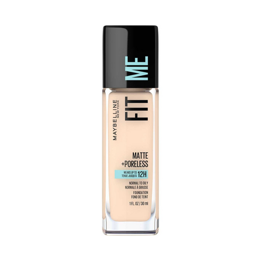 105 FAIR IVORY - Maybelline Fit Me Matte Poreless Base Liquida Refina Poros