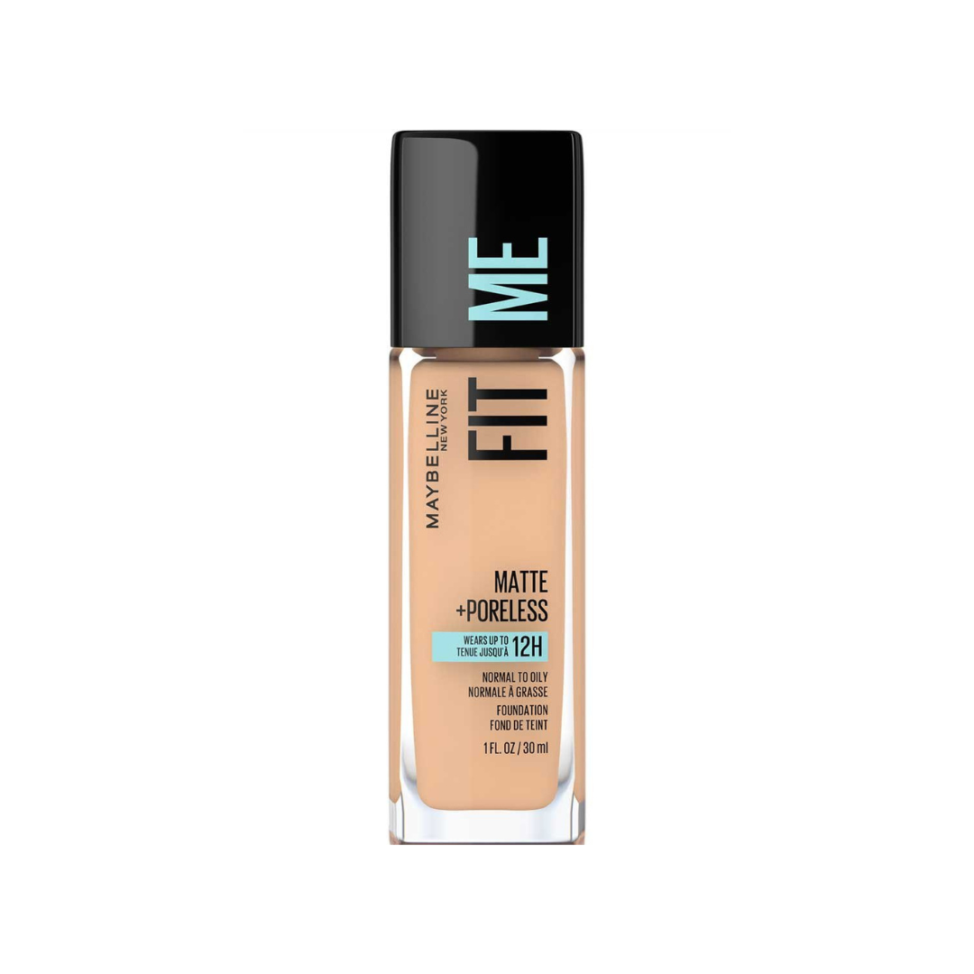 222 TRUE BEIGE - Maybelline Fit Me Matte Poreless Base Liquida Refina Poros