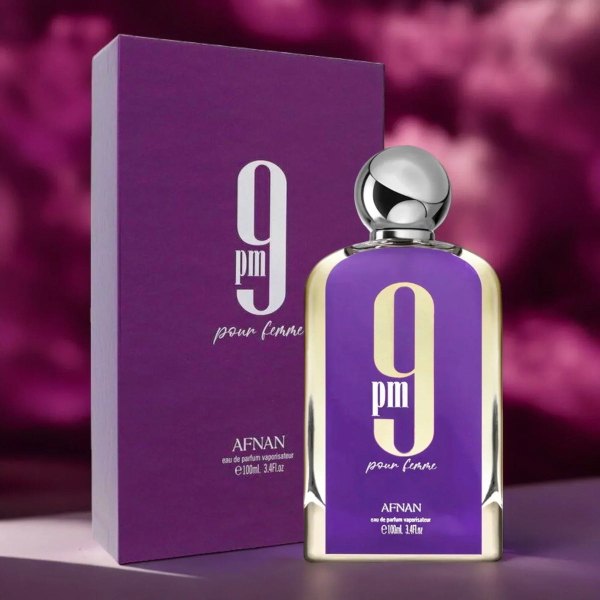 Afnan 9PM Pour Femme Perfume Para Mujer Eau De Parfum (100mL/3.4oz)