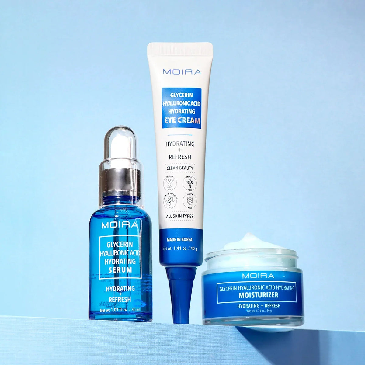 MOIRA Serum Facial Hidratante Infundido Con Glycerina & Acido Hialuronico - 30mL