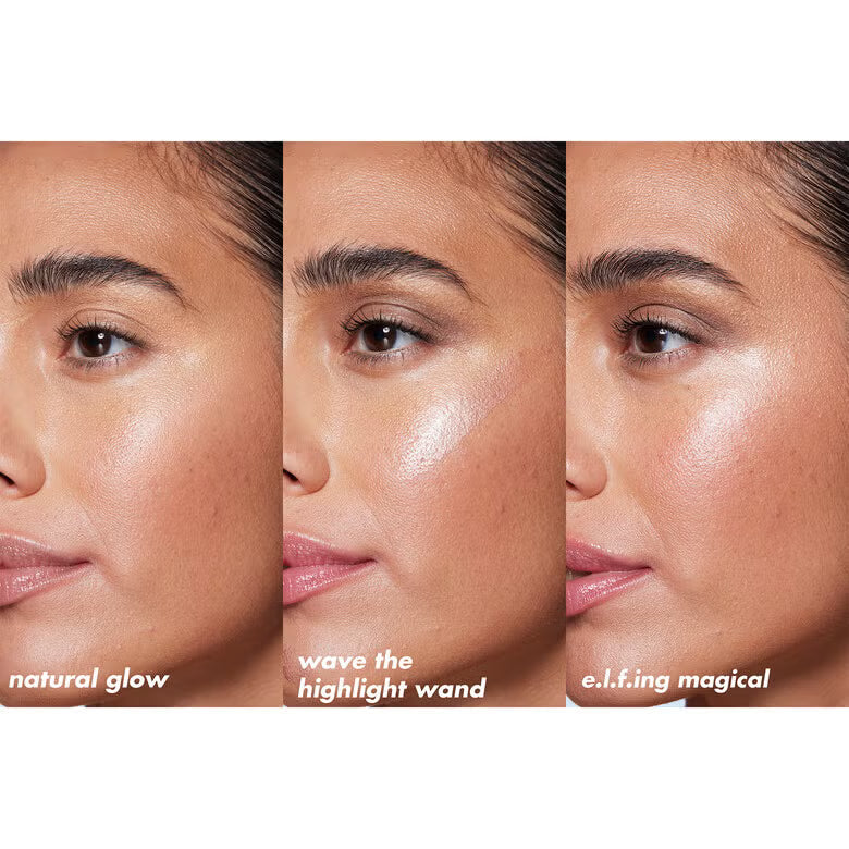 CHAMPAGNE CAMPAIGN - E.L.F Halo Glow Highlight Beauty Wand Iluminador Liquido