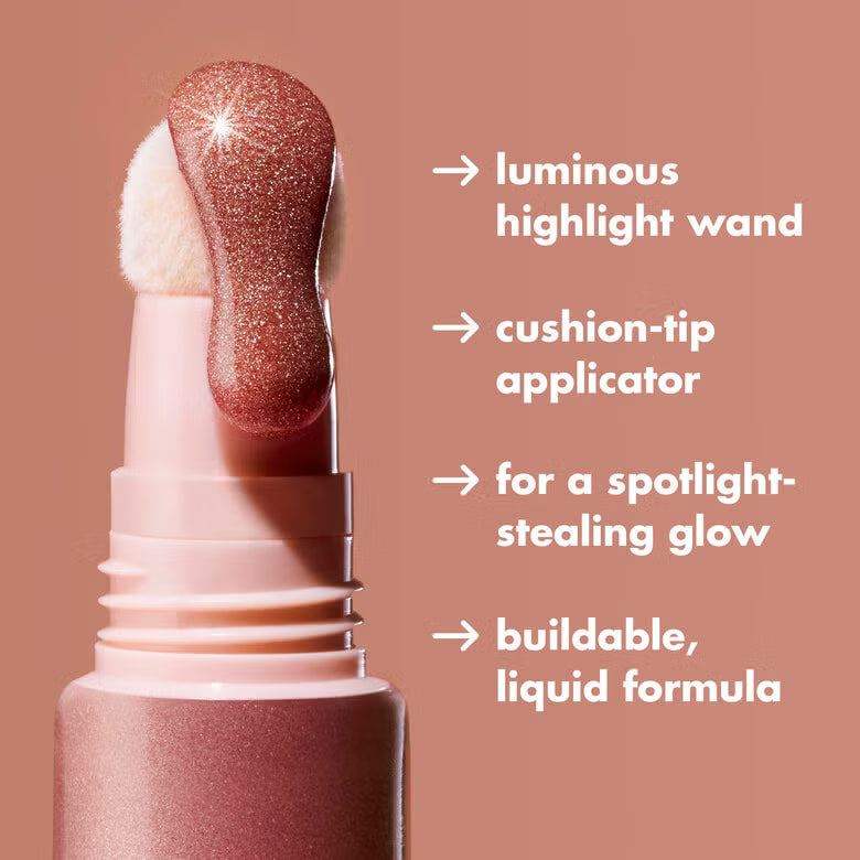 CHAMPAGNE CAMPAIGN - E.L.F Halo Glow Highlight Beauty Wand Iluminador Liquido