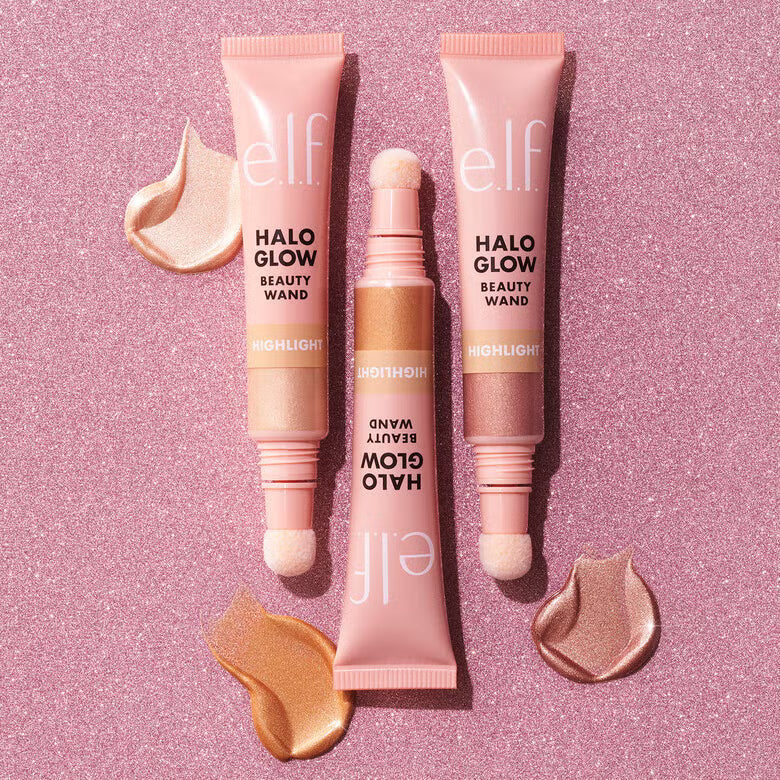 LIQUID GOLD - E.L.F Halo Glow Highlight Beauty Wand Iluminador Liquido