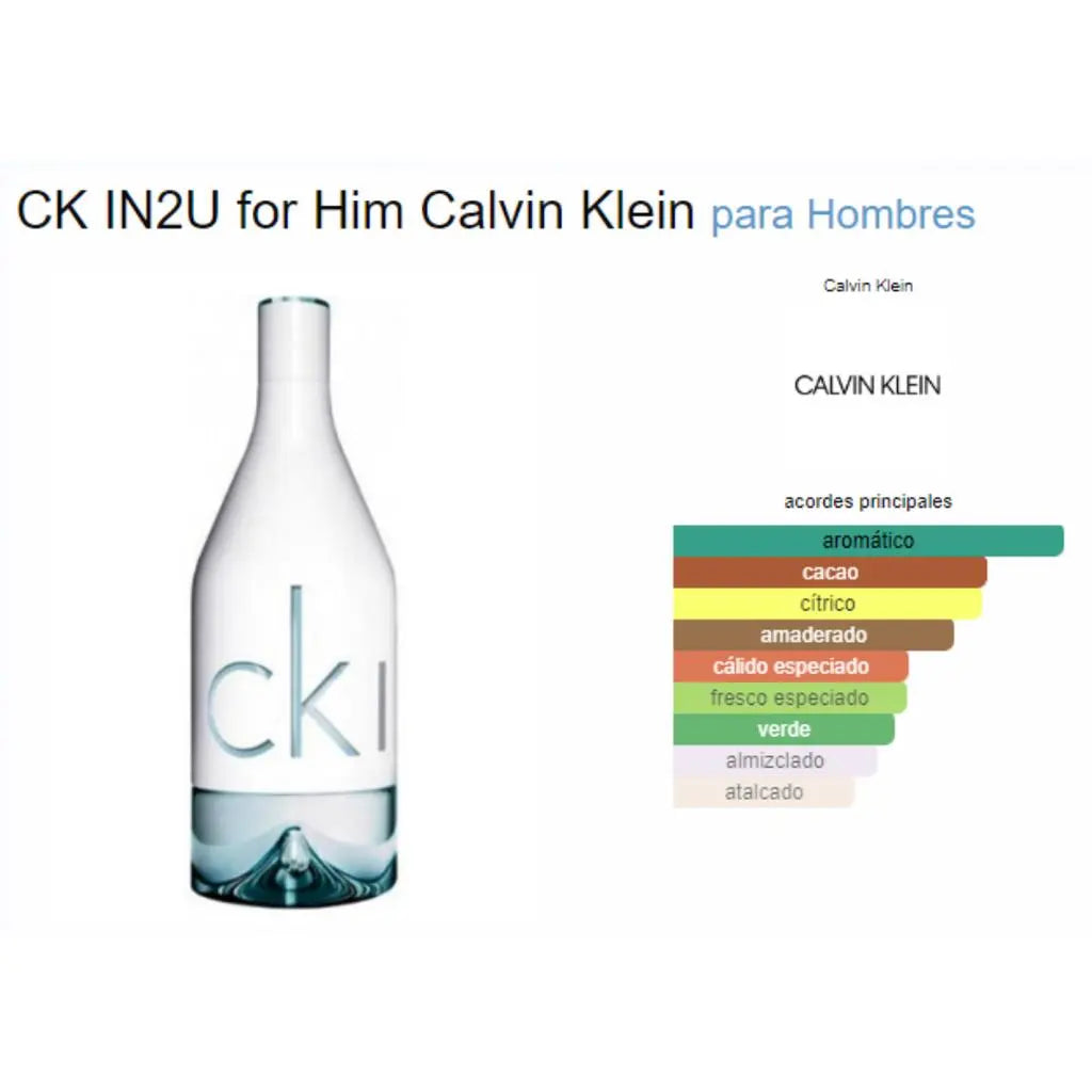 Calvin Klein IN2U Perfume Para Hombre Eau De Toilette (150mL/5.0oz)