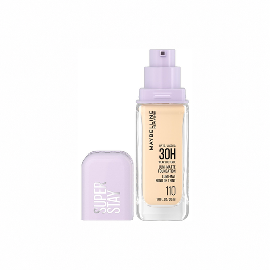 110 - Maybelline Superstay Lumi Matte Base Liquida Iluminadora Cobertura Completa 30 horas