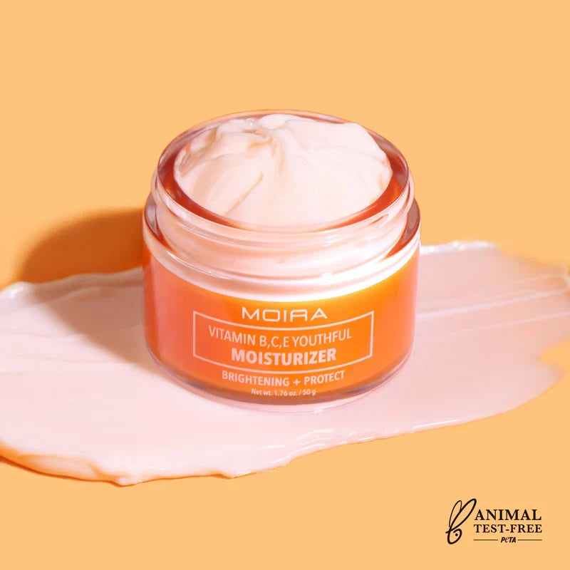 MOIRA Crema Facial Hidratante Antienvejecimiento Vitamina B,C,& E - 50g