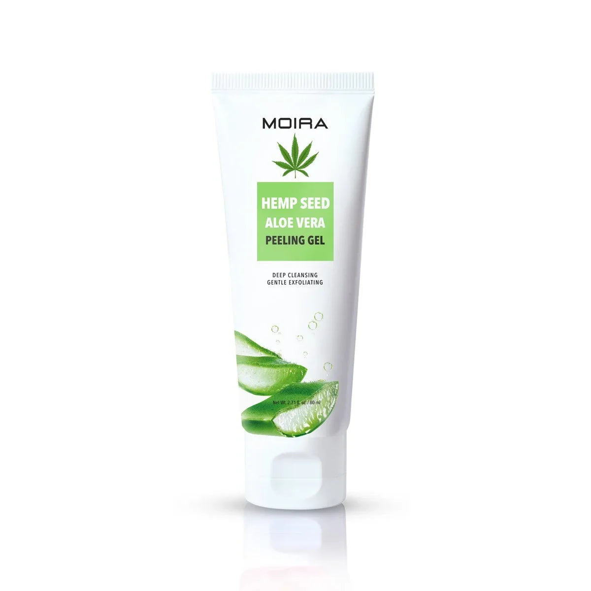 MOIRA Hemp Seed Aloe Vera Peeling Gel Con Extractos De Cañamo & Aloe Vera - 80mL