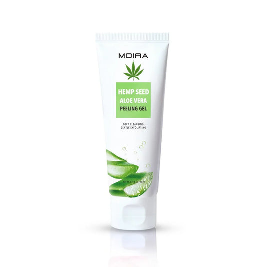 MOIRA Hemp Seed Aloe Vera Peeling Gel Con Extractos De Cañamo & Aloe Vera - 80mL