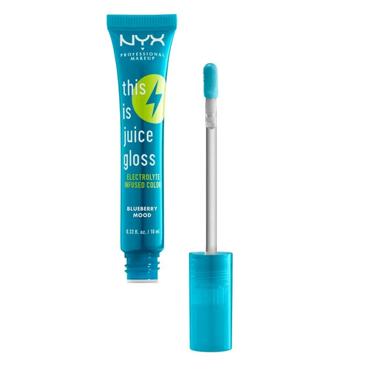 BLUEBERRY MOOD- NYX Professional Makeup This Is Juice Gloss, Brillo Labial