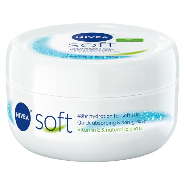 Crema hidratante suave para cuerpo, rostro y manos NIVEA, 193 ml (6.8 oz)