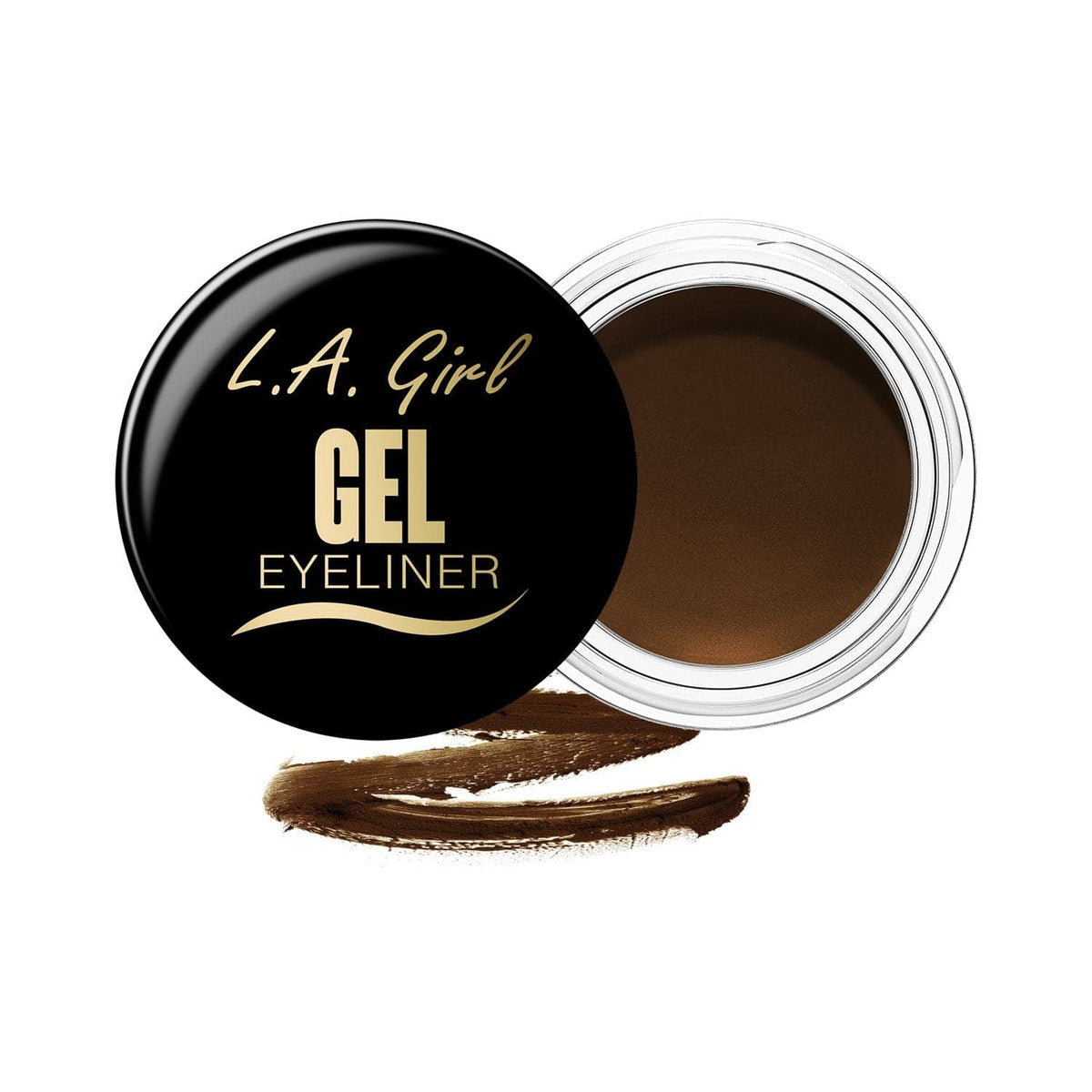 Marrón Chocolate Intenso- L.a Girl Delineador de ojos en gel resistente al agua