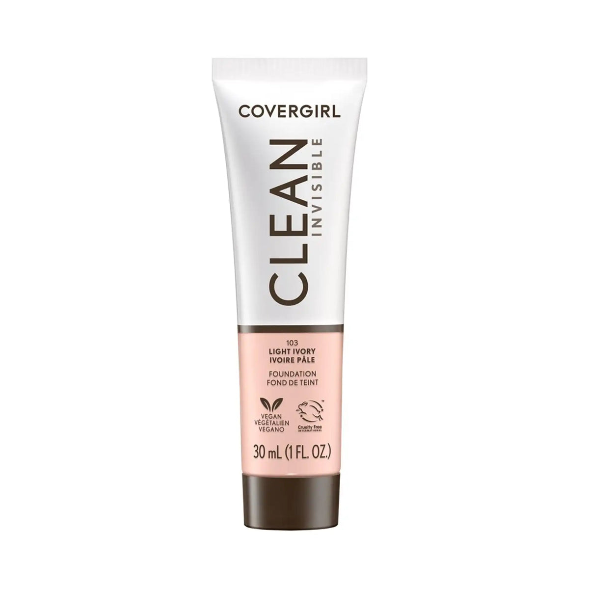 103 Light Ivory- Covergirl Base de Maquillaje Clean Invisible