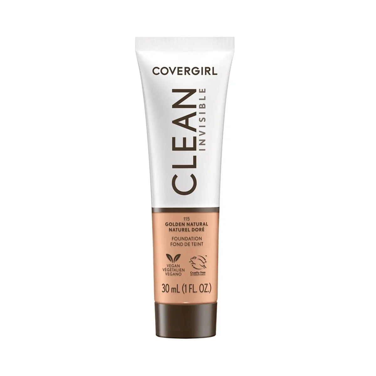 115 Golden Natural-Covergirl Base de Maquillaje Clean Invisible
