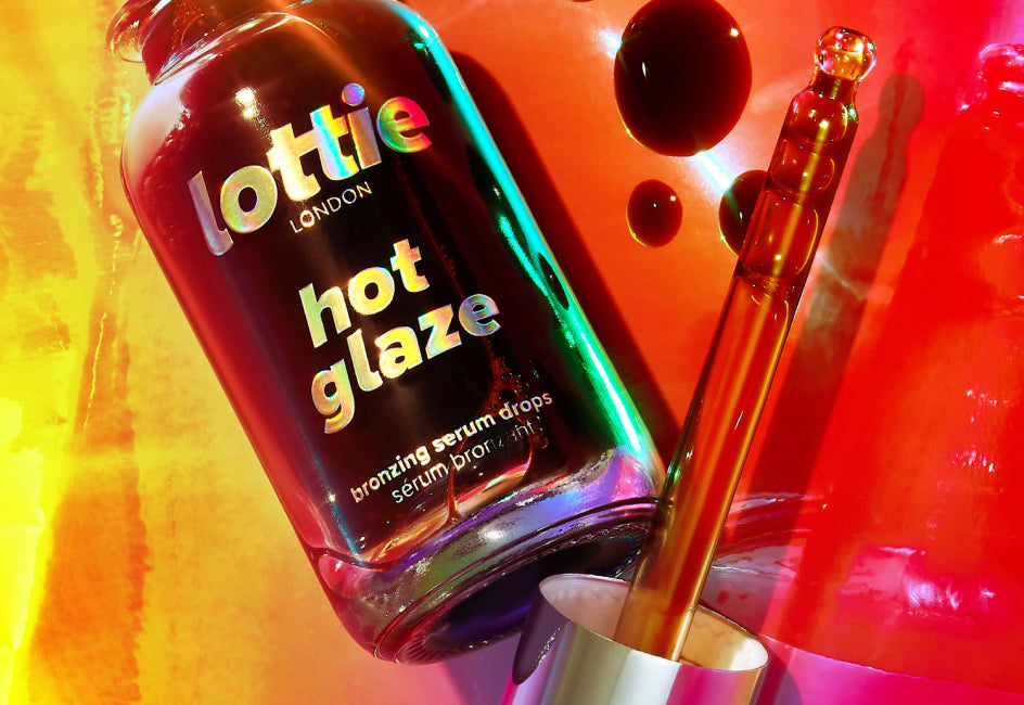 Gotas de sérum bronceador Hot Glaze Lottie London