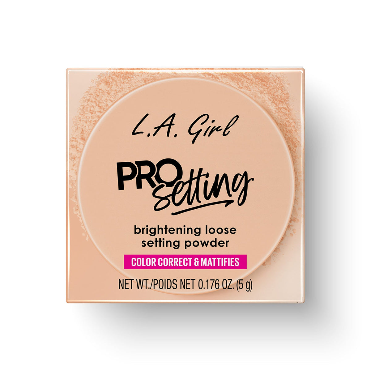 Peach- L.a Girl Polvos sueltos fijadores iluminadores PRO Setting