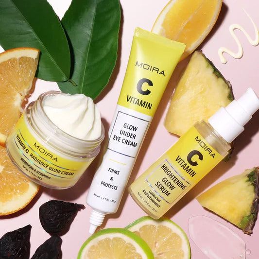 MOIRA Glow Under Eye Crema Iluminadora Para Contorno De Ojos Con Vitamina C & Extractos De Frutas - 20mL