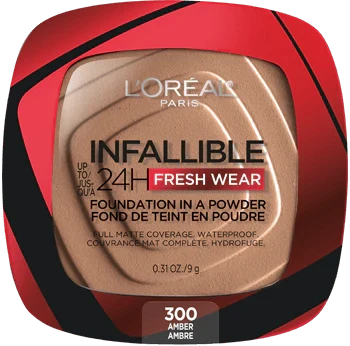 300 AMBER - Loreal Infallible Fresh Wear Base En Polvo Contra Agua Duracion de  24 Horas