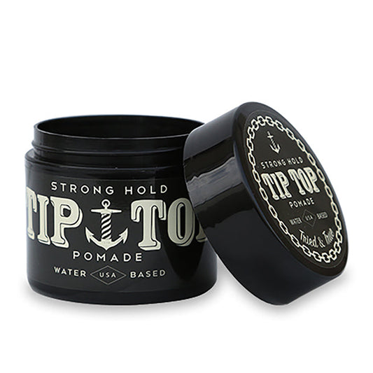 Tip Top Pomade A Base De Agua Para Peinado De Cabello 4.25oz - Fijacion Fuerte