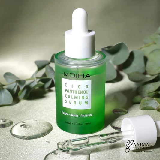 MOIRA Cica Serum Facial Calmante Con Panthenol ,Centella Asiatica, &  Aloe Vera - 30mL