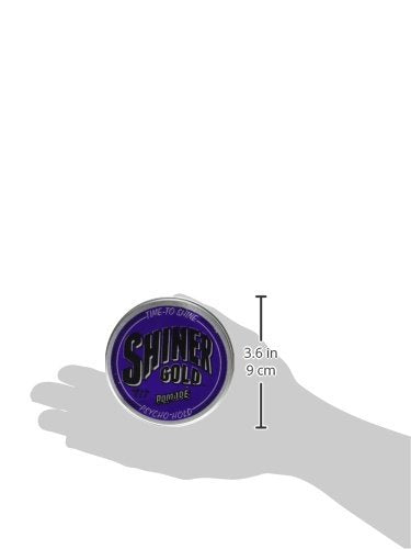 Shiner Gold Pomade A Base De Agua Para Peinado De Cabello 3.4oz  - Maximum Matte Clay
